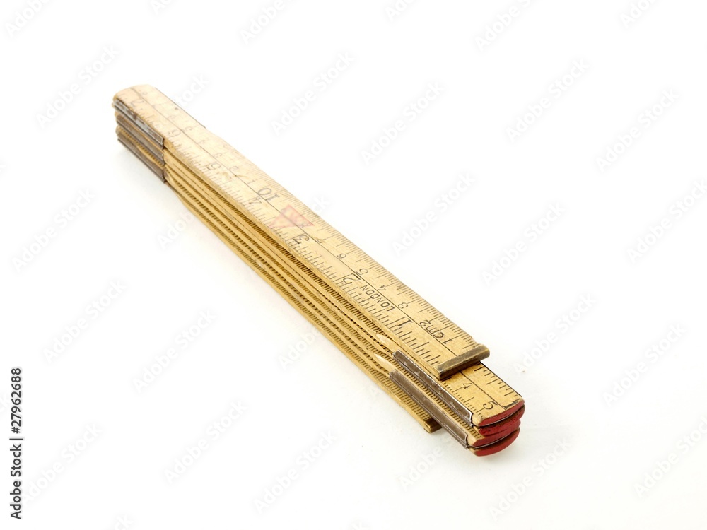Measurement tool towards white background Measurement tool towards white background