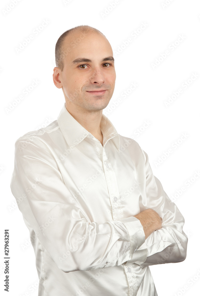 Happy smiling young man looking at camera Happy smiling young man looking at camera