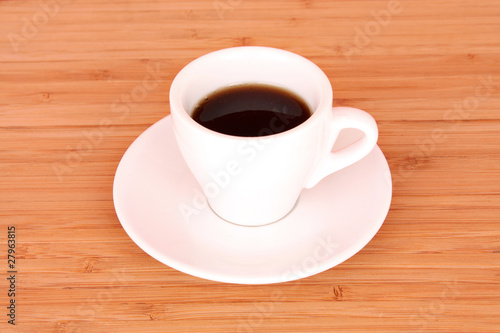 cup of coffee on the table
