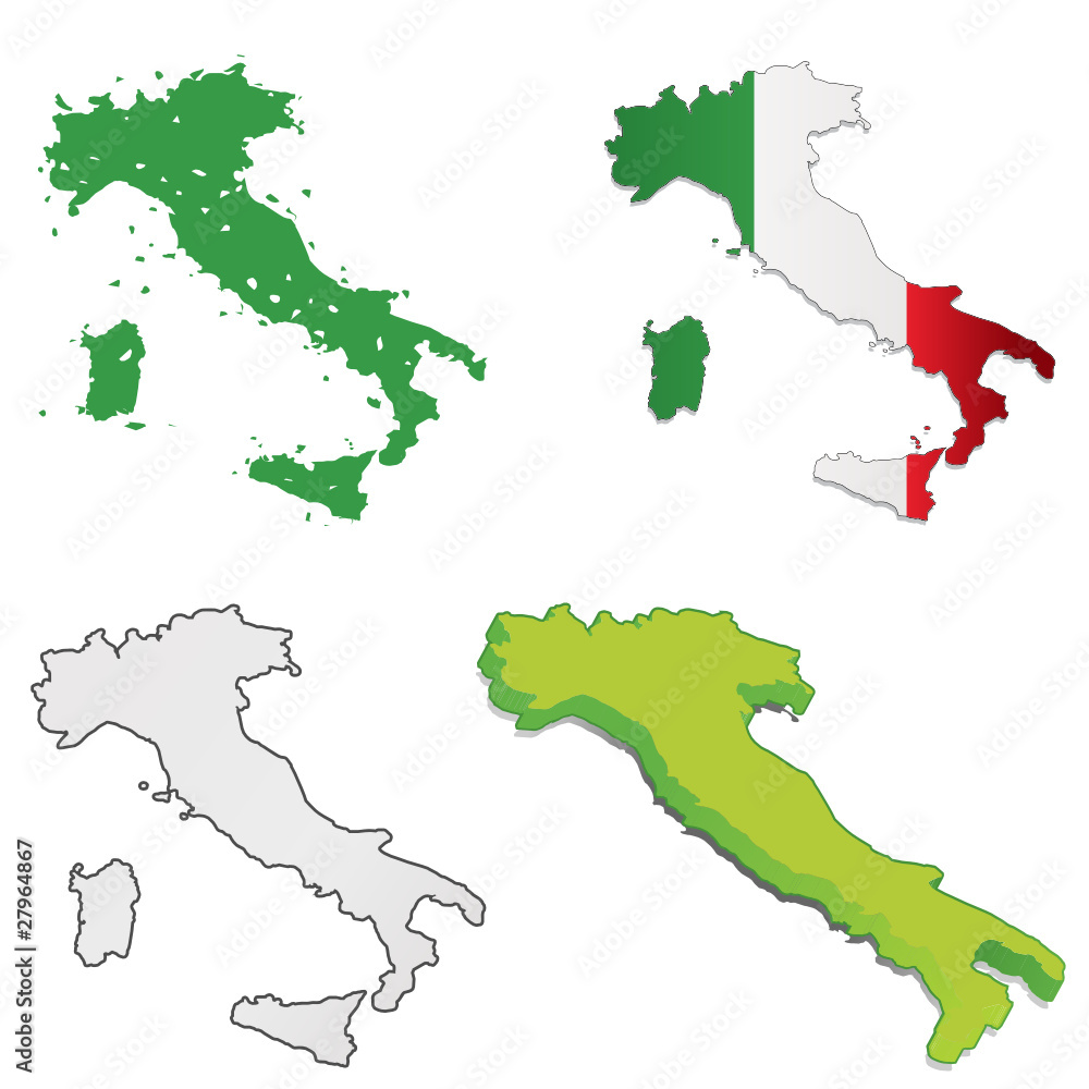 cartes d'italie