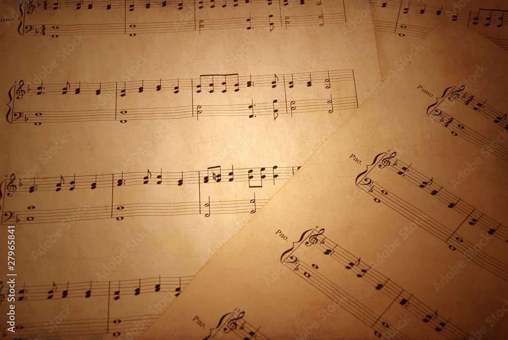Old sheet music