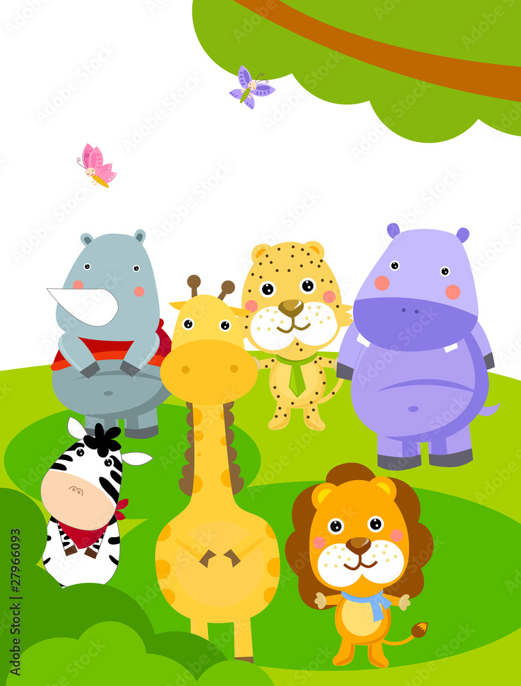 Naklejka premium animal