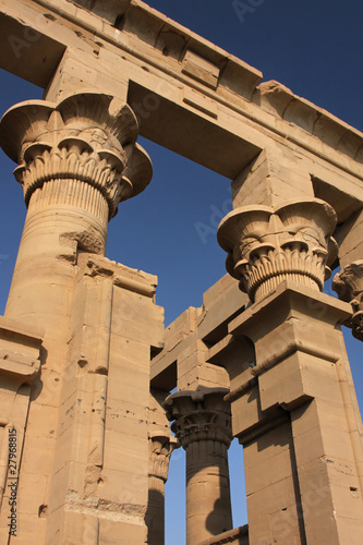 Colonnes du temple de Philae