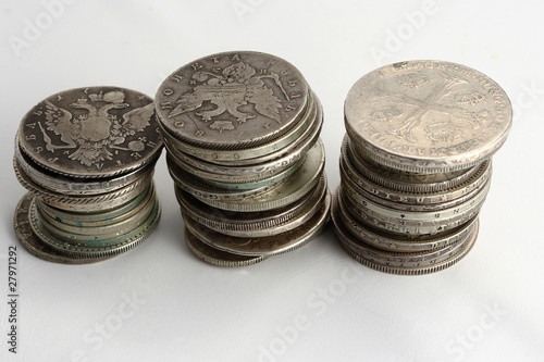 ancient silver coins photo