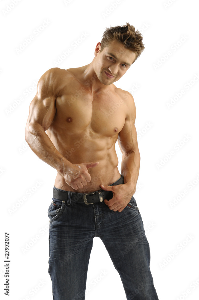 Fototapeta premium Young Strong Man