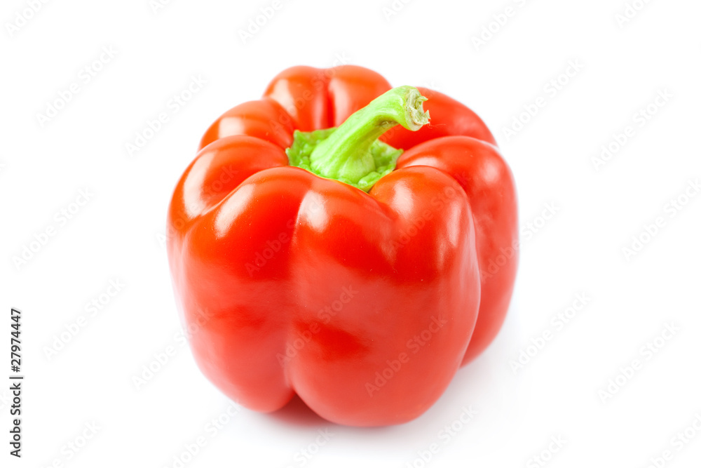 red pepper isolated on white red pepper isolated on white
