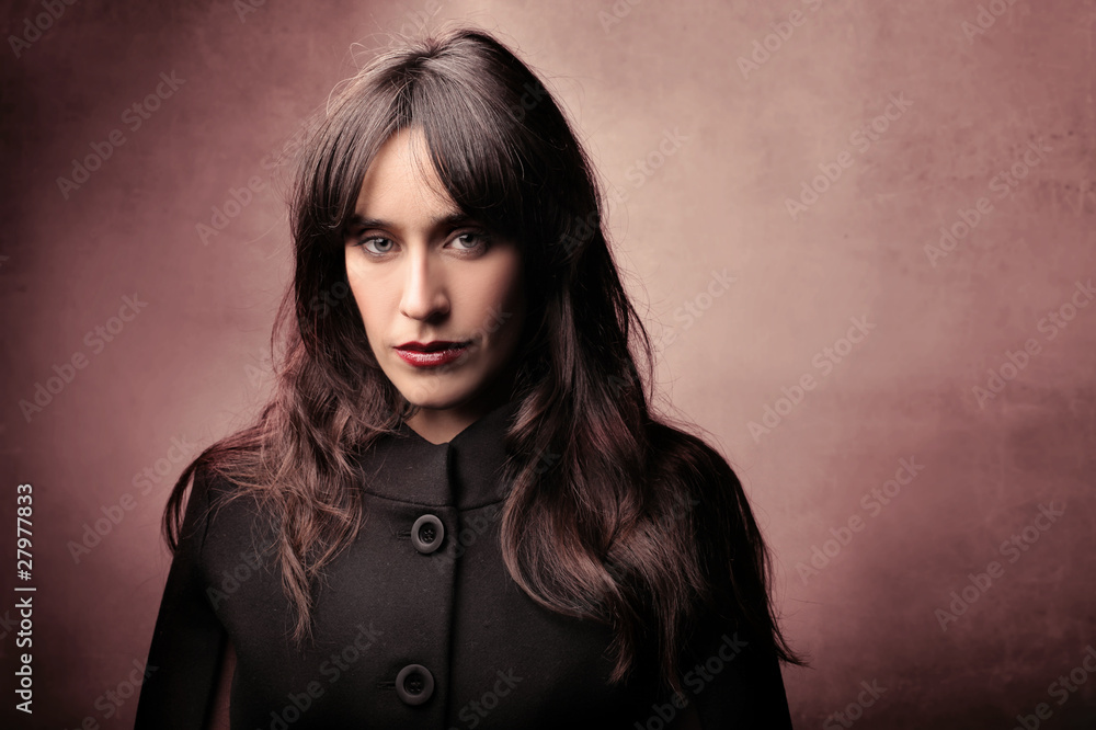 Fototapeta premium Serious woman