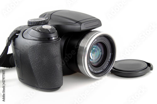 Digital Camera Isolated on White Background
