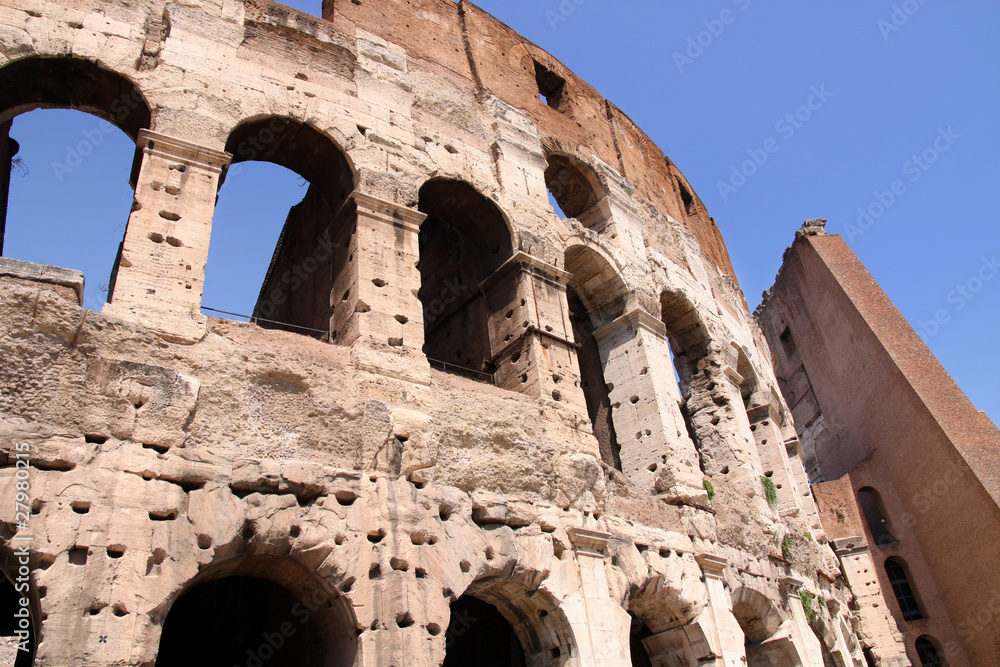 The Colosseum in Rome, Italy