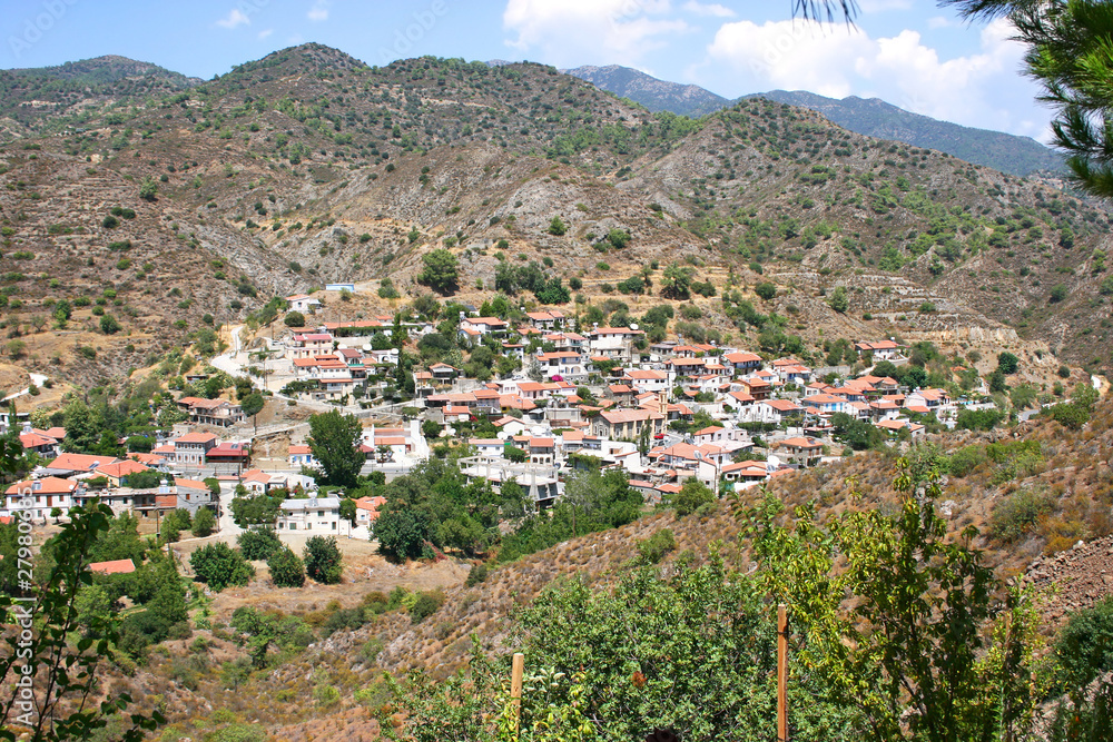Obraz premium Cyprus village