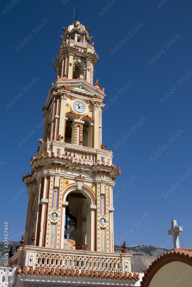 Symi - Monastery Panormitis bell tower - Greece