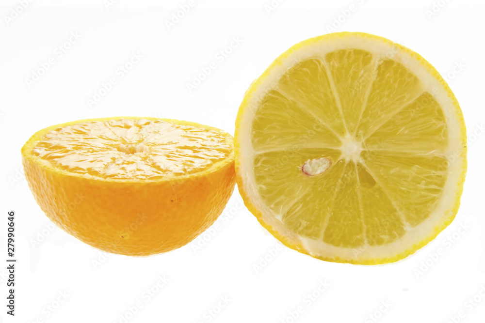 Metà limone e clementina Metà limone e clementina