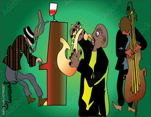 Photography jazz trio