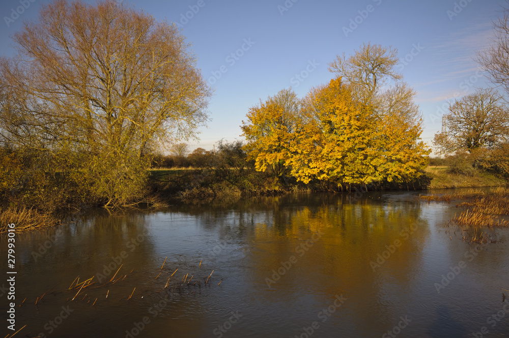 river reflections in winter river reflections in winter