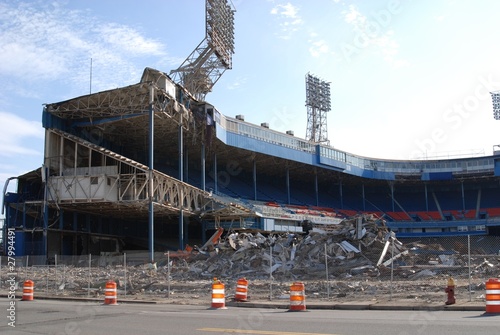 Detroit Tiger Stadium Demolition photo
