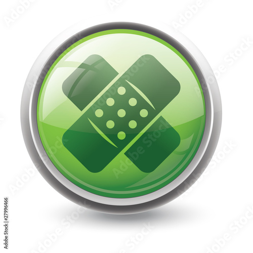 Symbole médical soins pansement