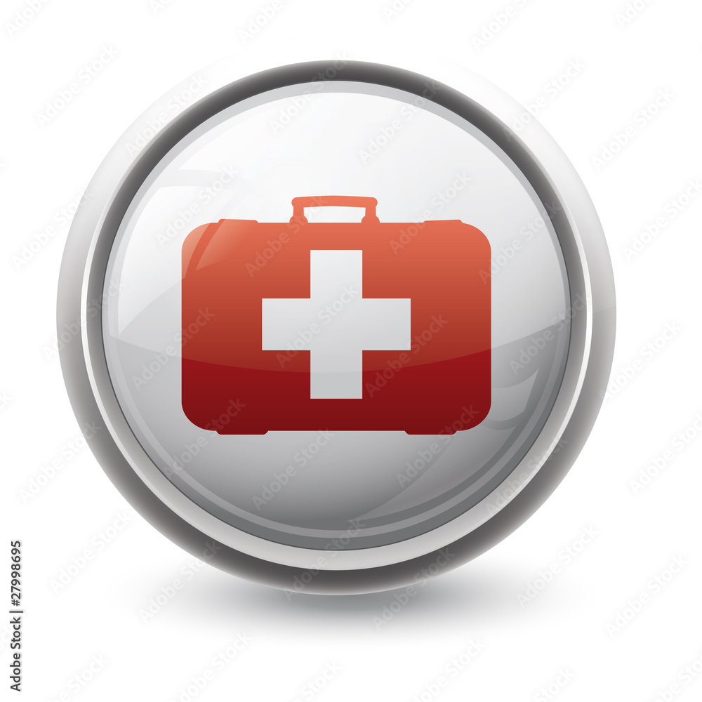 Symbole médical trousse de secours Symbole médical trousse de secours