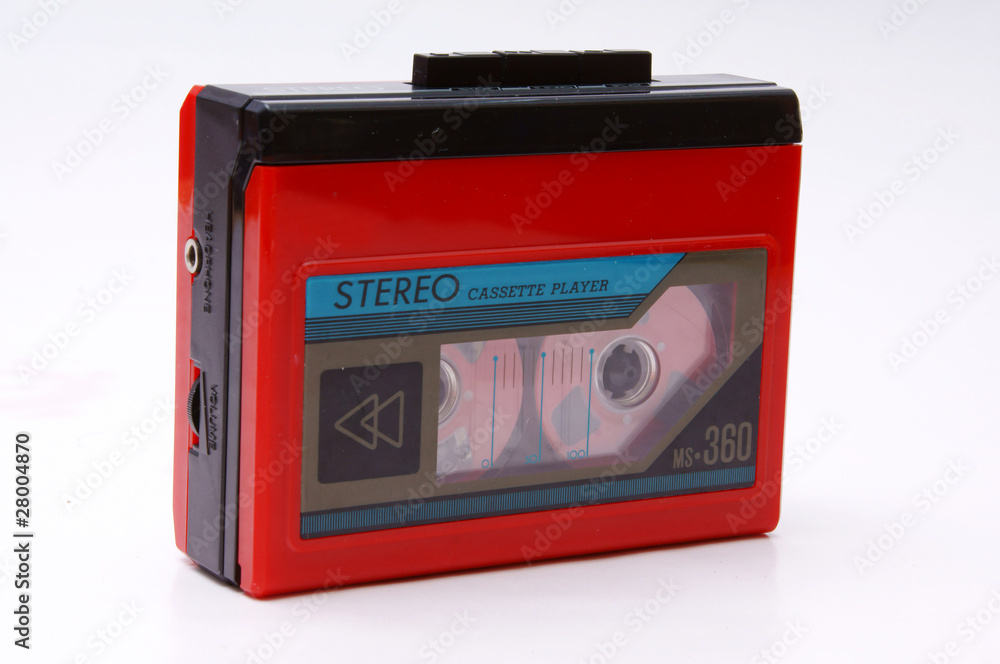 Obraz premium stereo cassette player