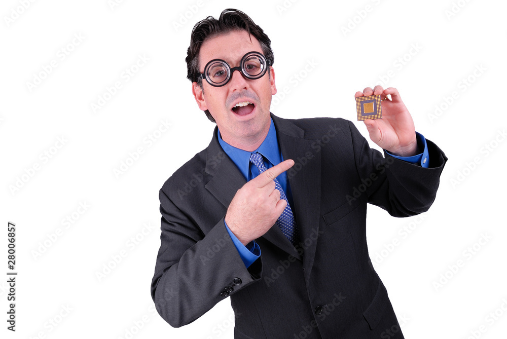 Φωτογραφία Businessman geek