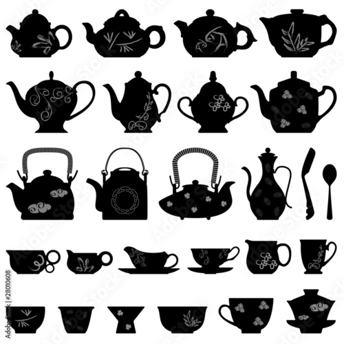 Tea Teapot Cup Chinese Japanese Asian Oriental