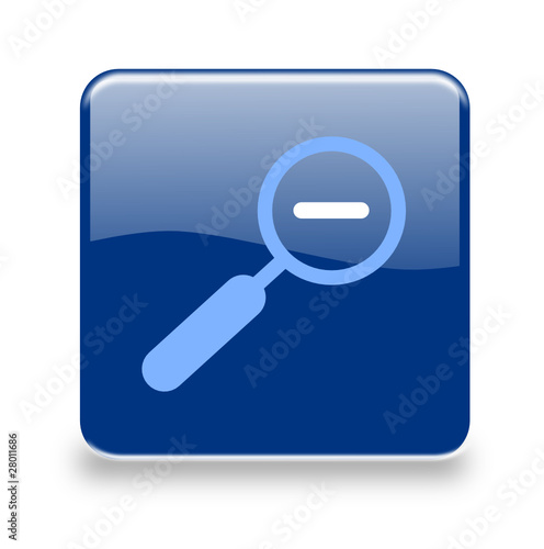 Button verkleinern blau