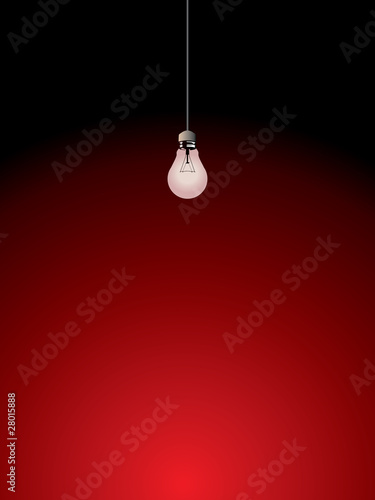 Light bulb interior vector