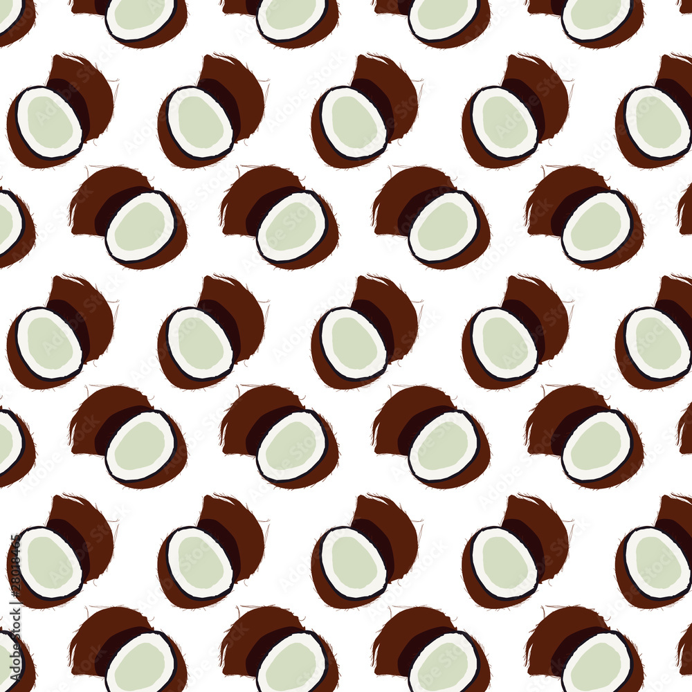 Obraz premium noix de coco