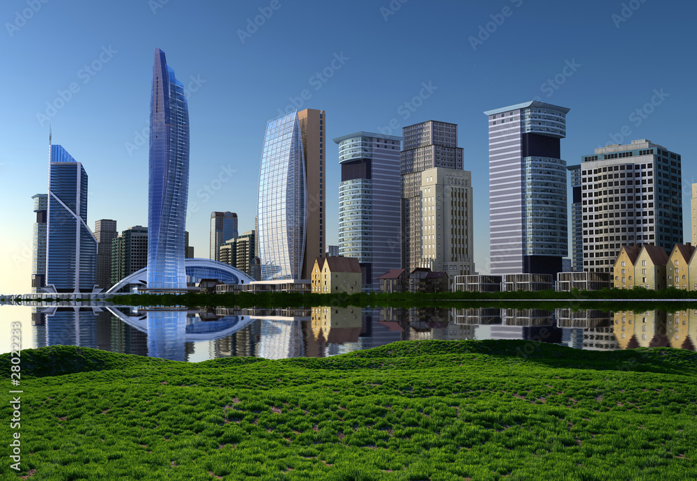 Fototapeta premium Modern city