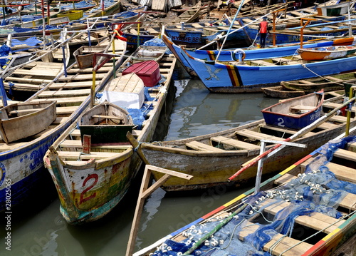 Fischerboote in Elminas Hafen © Renate Wefers