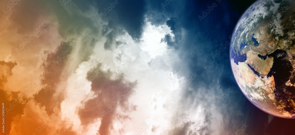 Fototapeta premium Planet in space