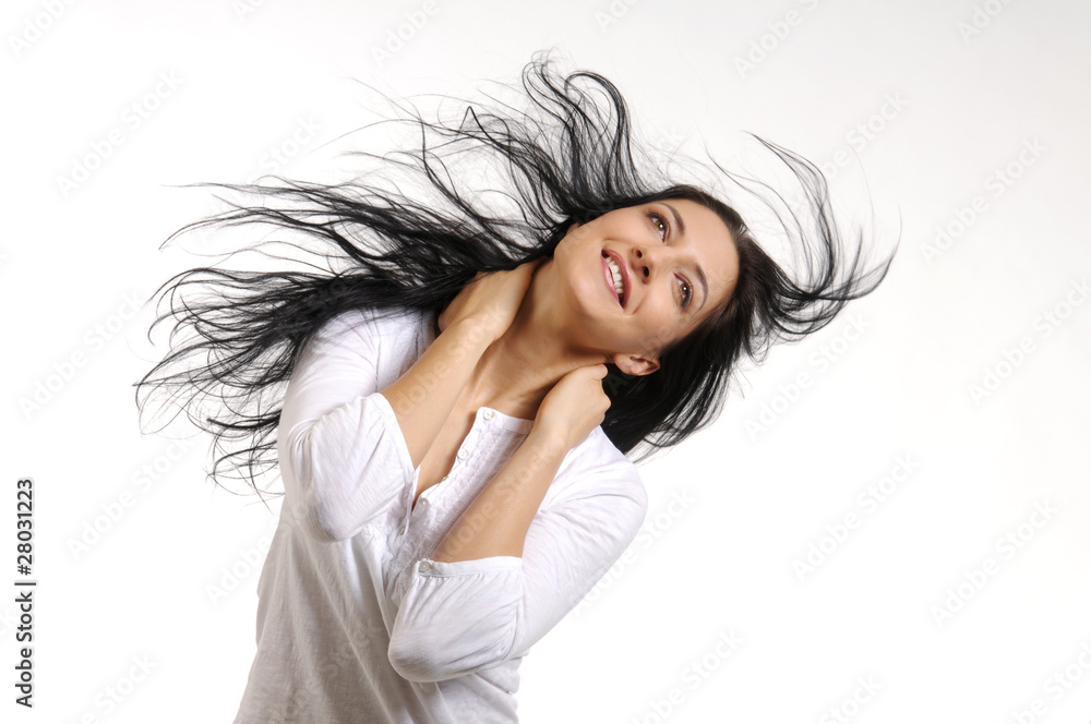 Naklejka premium Attractive Girl