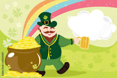 Leprechaun for st patrick photo