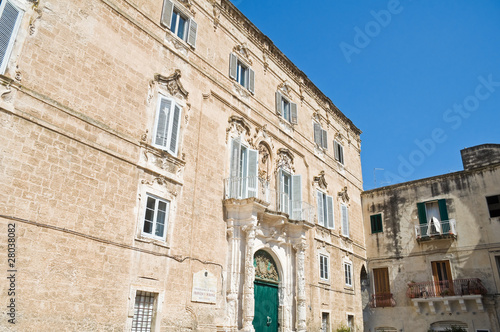 Palmieri Palace. Monopoli. Apulia.