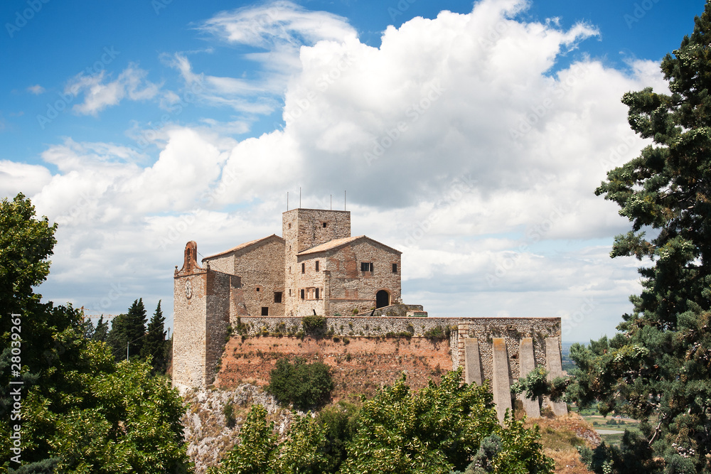 Festung Malatesta in Verrucchio, Italien, Emilia-Romagna
