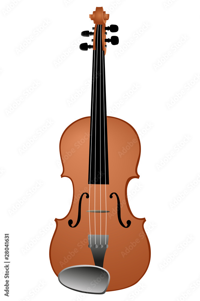 Fototapeta premium Vector illustration of violin