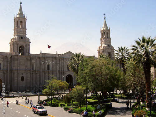 Plaza de Armas in Arequipa, Peru