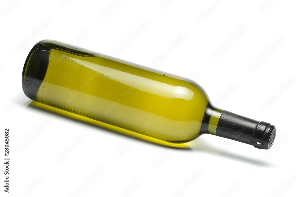 bottle of white wine bottle of white wine