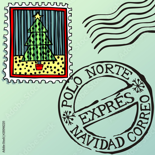 Navidad estampillas, Spanish Christmas stamps