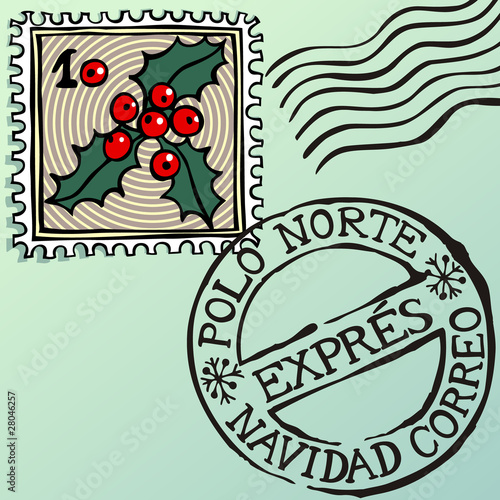 Navidad estampillas, Spanish Christmas stamps