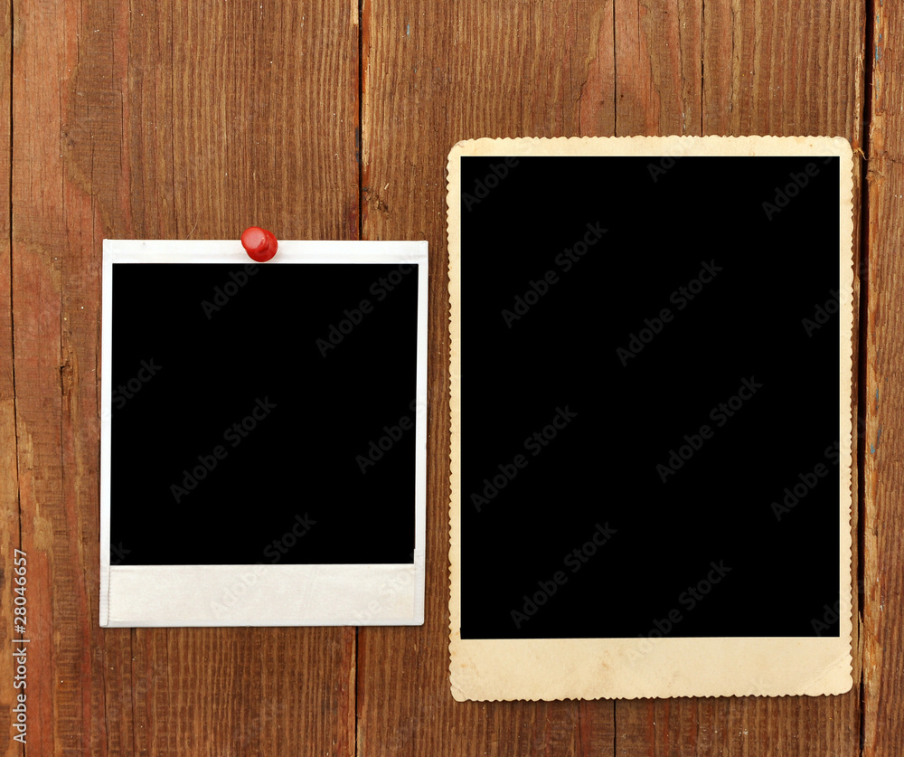 empty photo pressed the red pushpin empty photo pressed the red pushpin