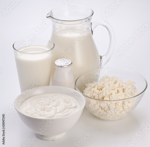 Photo of milk products.
