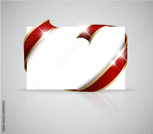 Christmas or wedding card