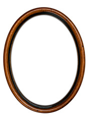 Oval photo frame