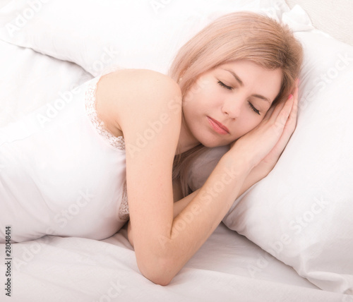 sleeping woman