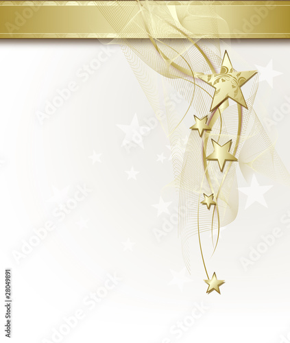 background with golden stars