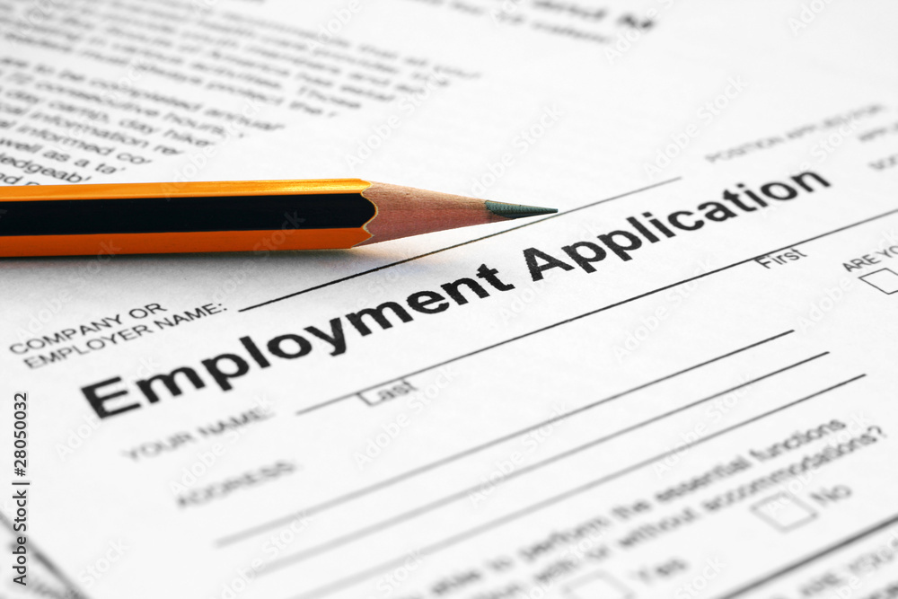 Employment application Employment application