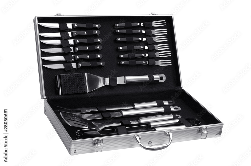 Set for a barbecue Set for a barbecue