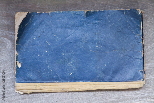 Old book on wood