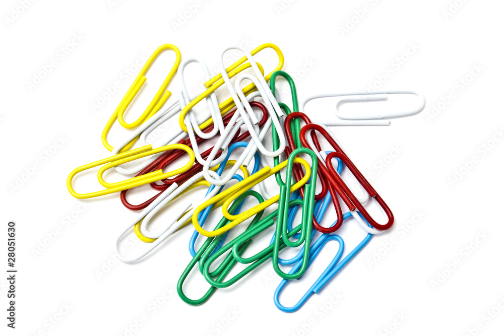 Colorful paperclips Colorful paperclips