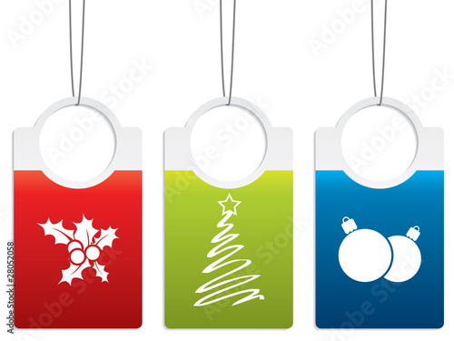 Christmas label designs